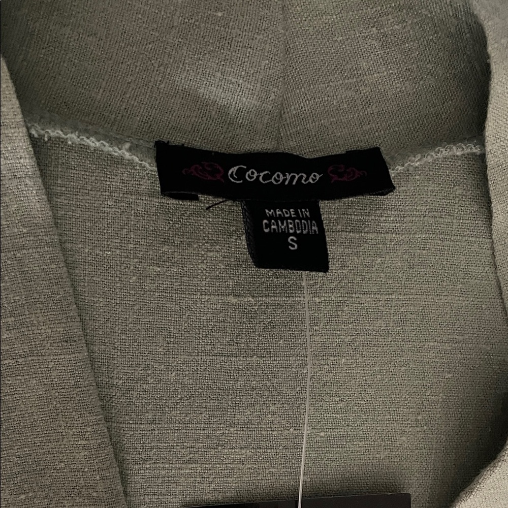 Cocomo Sleeveless V-Neck Camisole in Sage Green - Picture 2 of 3